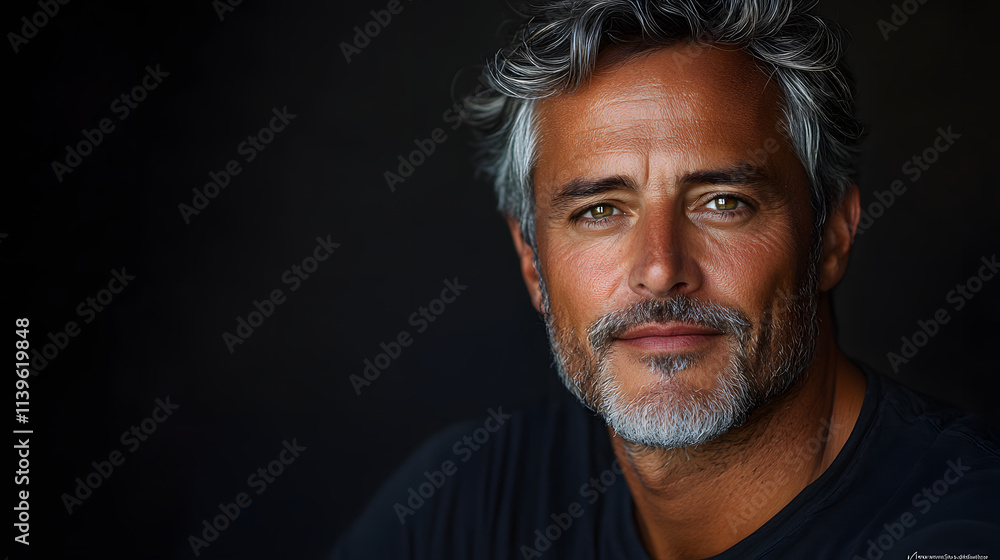 Portrait of a handsome man in his fifties with gray hair and a warm smile, exuding confidence and wisdom, capturing the essence of aging gracefully.
Portrait of a handsome man in his fifties with gray hair and a warm smile, exuding confidence and wisdom, capturing the essence of aging gracefully.
