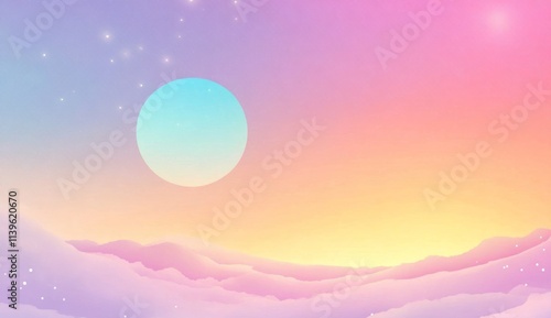 Pastel Sky Cloudscape Featu...