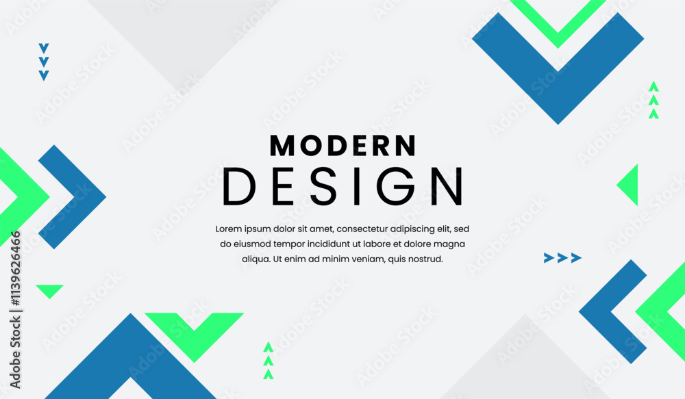 Blue and green abstract geometric background vector illustration Blue and green abstract geometric background vector illustration