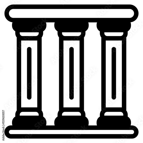 Pillar Glyph Icon