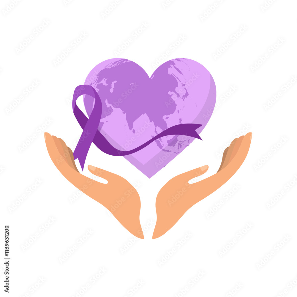 World Cancer Day Illustration World Cancer Day Illustration