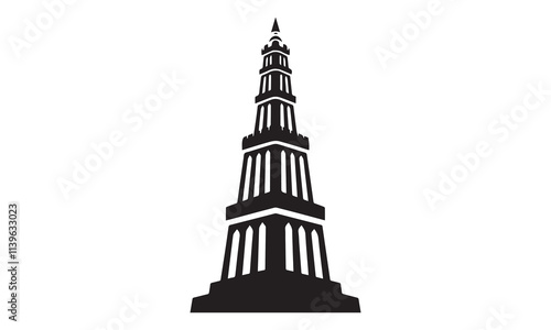 Islamic Ornaments Minaret Vector Collection of Silhouette Designs and amp illustration.