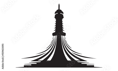 Islamic Ornaments Minaret Vector Collection of Silhouette Designs and amp illustration.