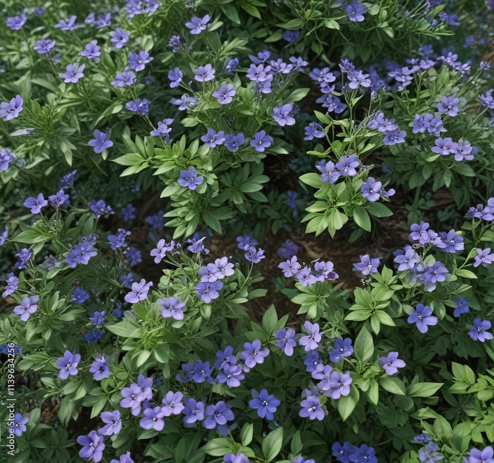 Spreading habit with silvery-green foliage and small blue-purple flowers , Lallemantia royleana, Silvery Green Spreading habit with silvery-green foliage and small blue-purple flowers , Lallemantia royleana, Silvery Green