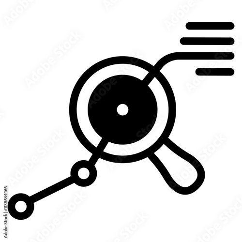 Statistical analysis Glyph Icon