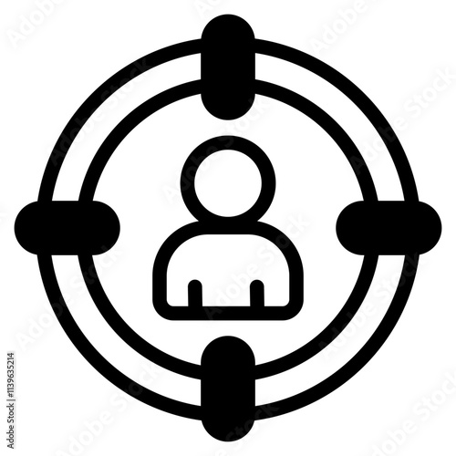 Target audience Glyph Icon