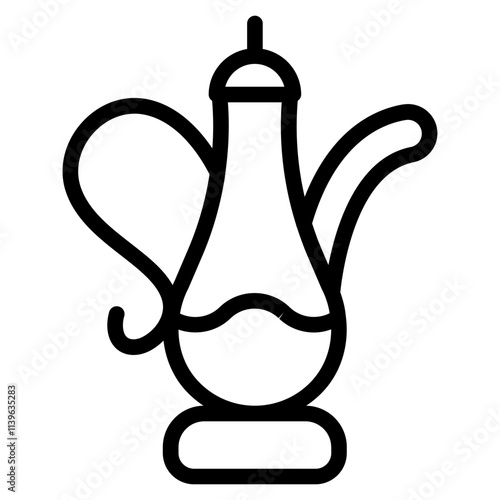 Tea kettle Line Icon