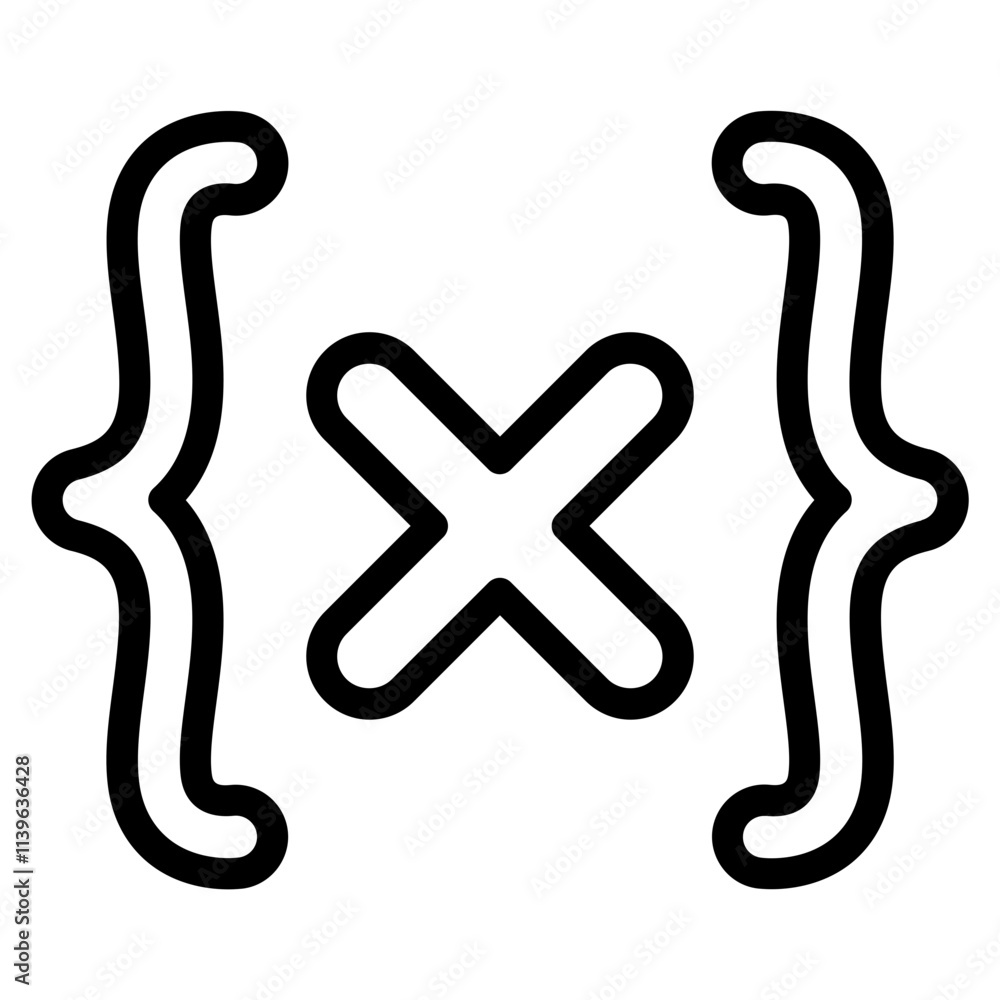 Fototapeta premium Variable Line Icon