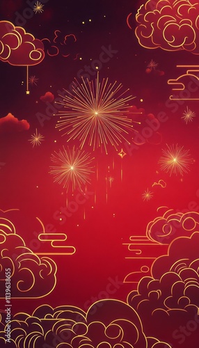 Festive Fireworks Display A...