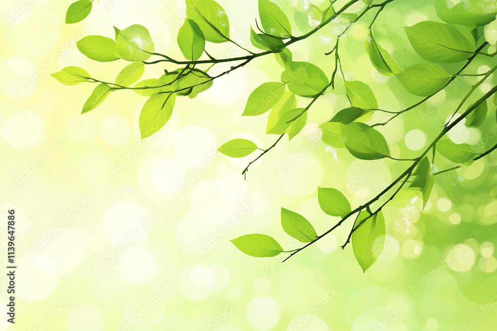 Art spring branch background Art spring branch background