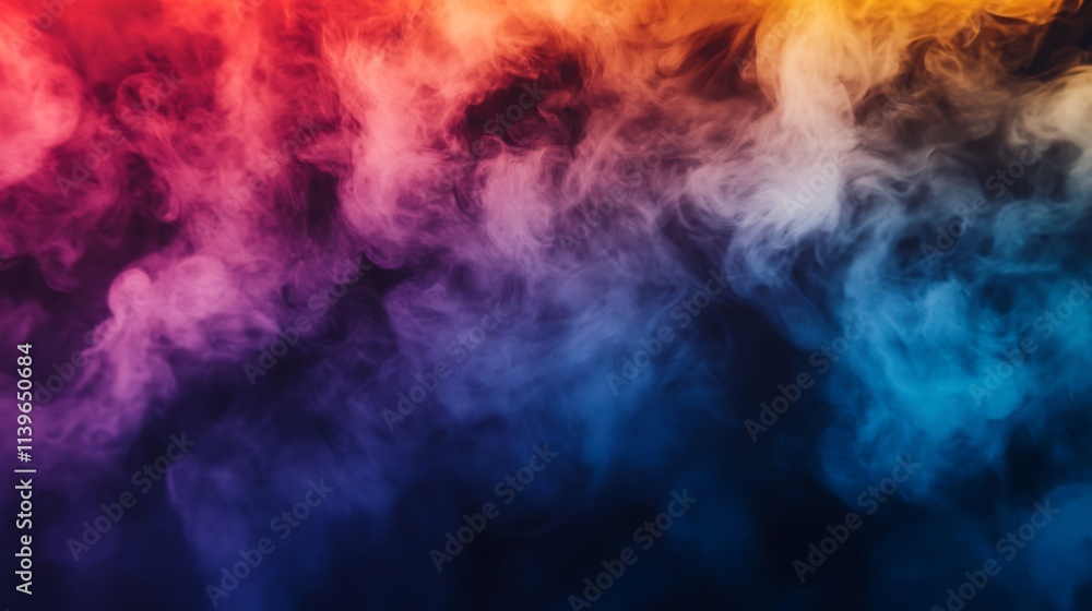 Vibrant smoky swirls vividly dance across photo background. AI Generated Vibrant smoky swirls vividly dance across photo background. AI Generated