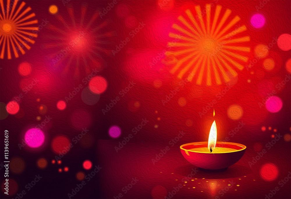 Happy Diwali illustration. Pattern for banners, covers, greeting cards, for printing on wall decorations. Happy Diwali illustration. Pattern for banners, covers, greeting cards, for printing on wall decorations.