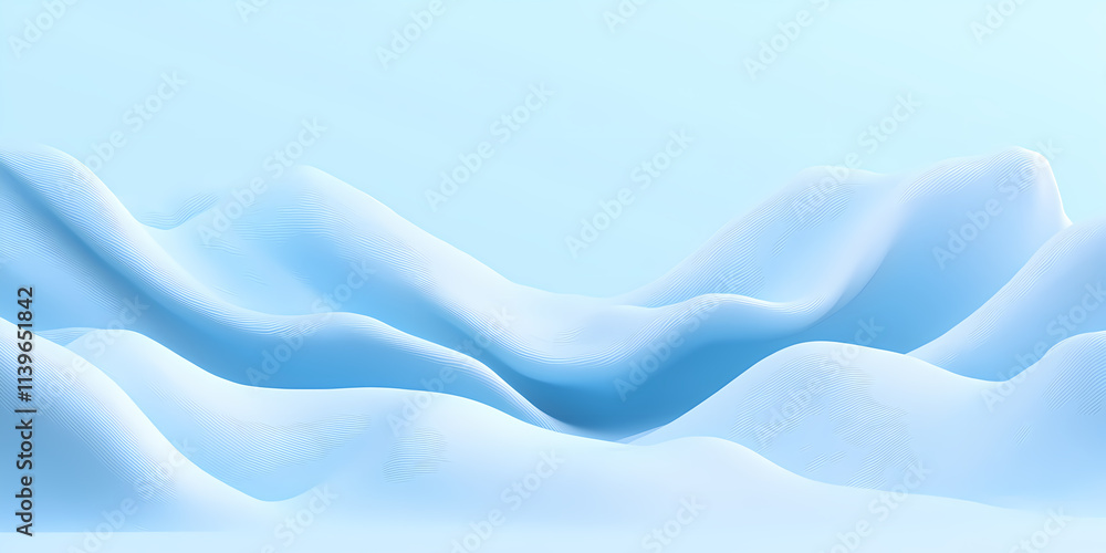 Fototapeta premium Simple abstract wave background