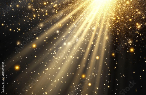 Golden Light Rays and Spark...