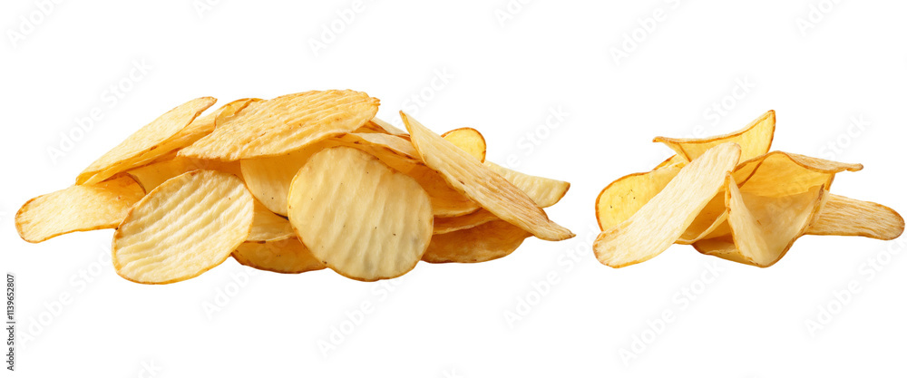 set of potato chips set of potato chips