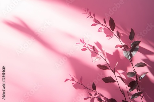 Pink Background with Dark L...