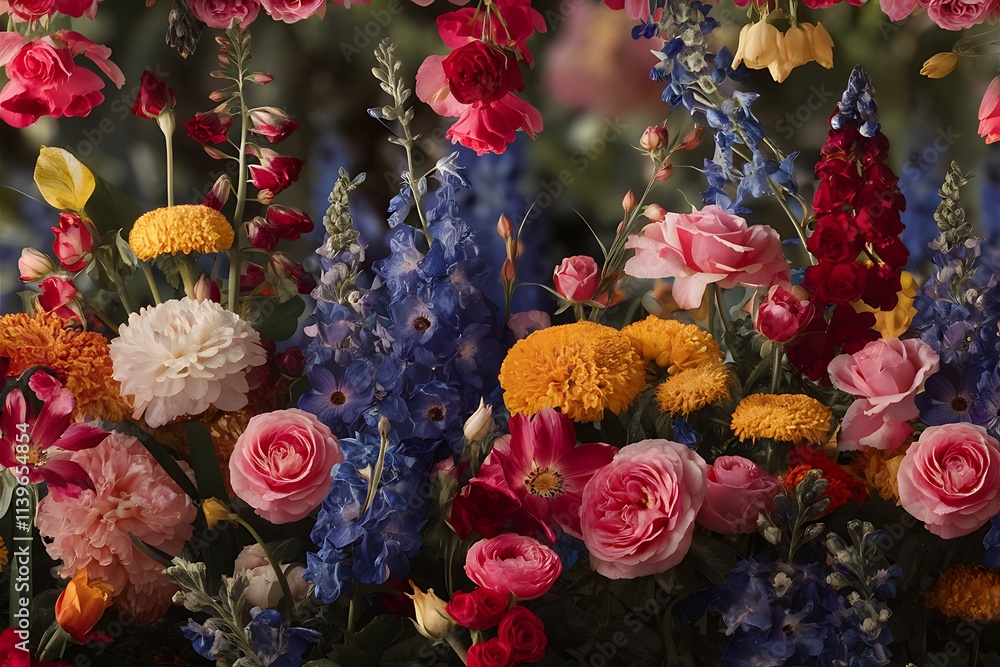 Fresh Flowers Pattern Photo Fresh Flowers Pattern Photo
