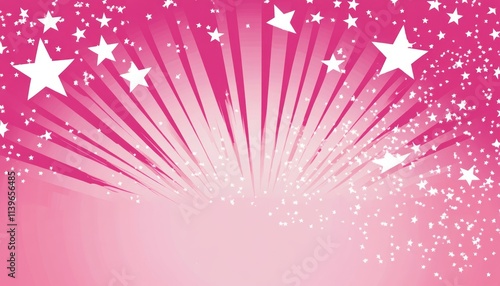 Pink Background With White ...