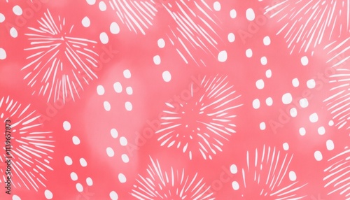 Abstract coral pink design ...