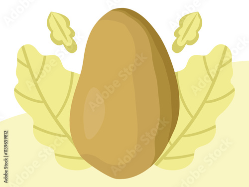 Potatoes Concept Illustration Stylish and Beautiful