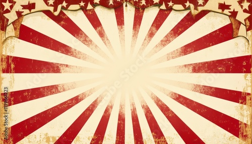 Red and White Striped Sunbu...
