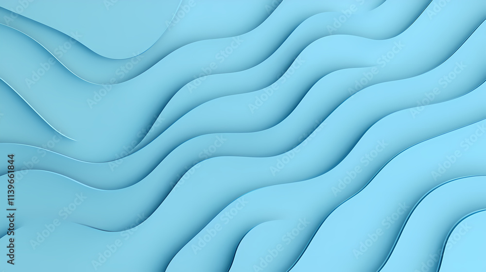 Obraz premium Simple abstract wave background