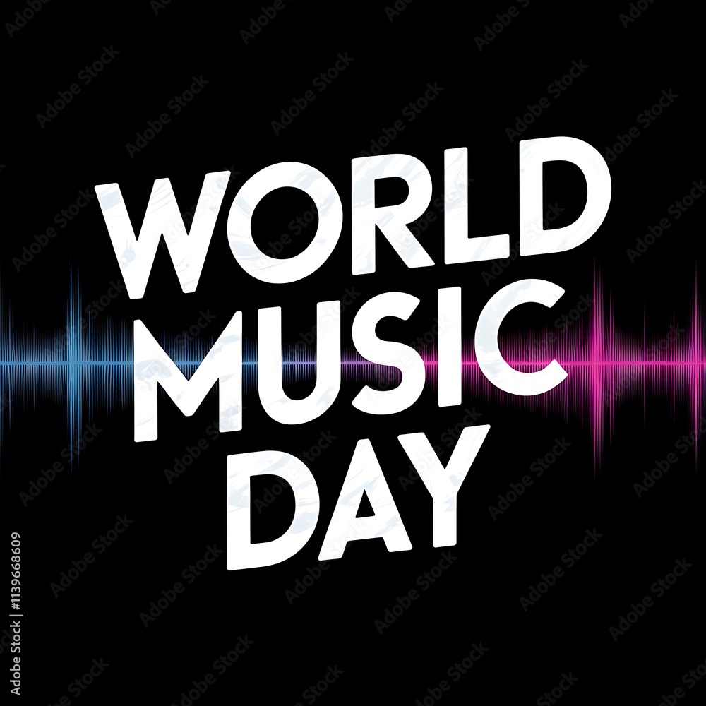 World Music Day celebration graphic design World Music Day celebration graphic design
