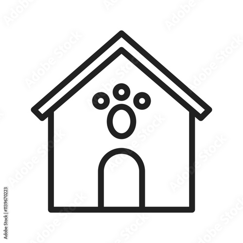 Shelter icon vector image. Suitable for mobile apps, web apps and print media.