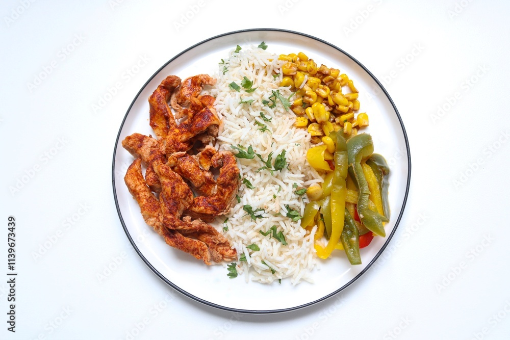 Homemade Plated Meal for Healthy and Nutritious Eating