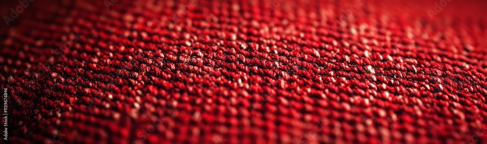 A Close Up View Of Red Textured Fabric A Close Up View Of Red Textured Fabric