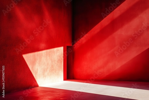 Red Room Corner Sunlight Sh...