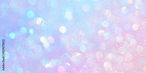 Bright and colorful banner with shimmering sequins and contrast empty space for creative display