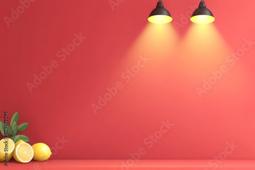 Lemons and Lights Against a...