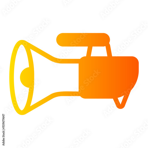 megaphones gradient icon