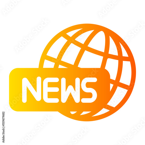 news gradient icon