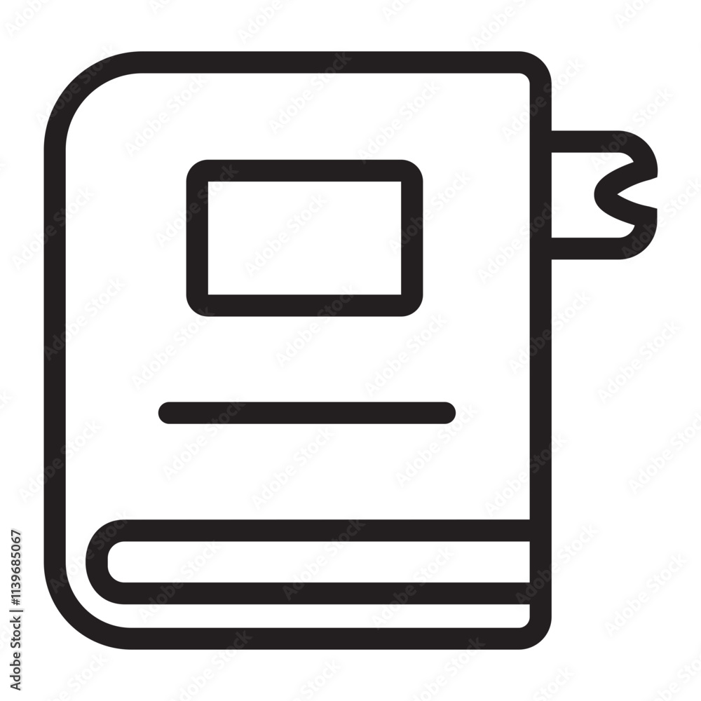 notebook line icon notebook line icon