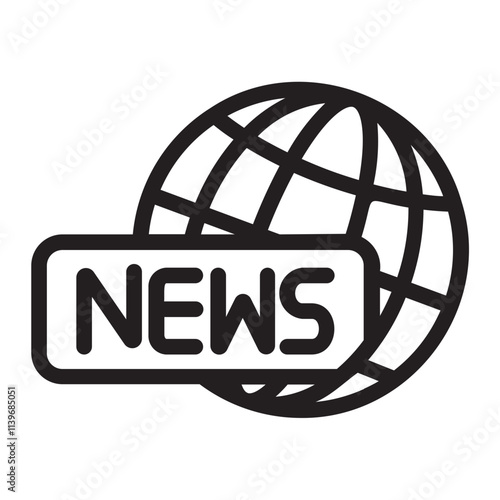 news line icon