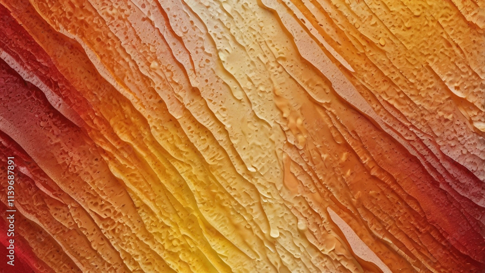 Naklejka premium Abstract Textured Background in Warm Yellow and Orange Tones.
