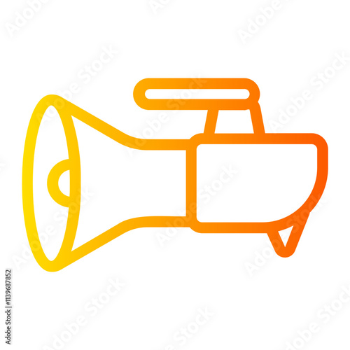 megaphones gradient icon