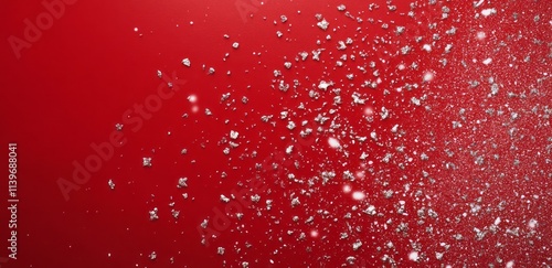 Silver Glitter and Snow on ...