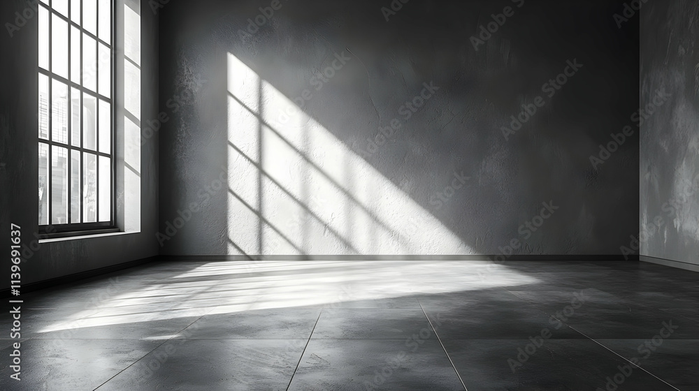 Sunlight Streams Through Window in Room Sunlight Streams Through Window in Room