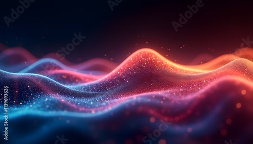 Dynamic Color Spectrum Waves Reflecting Diverse Minds