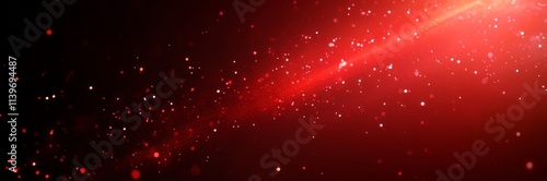 Red Abstract Background Wit...