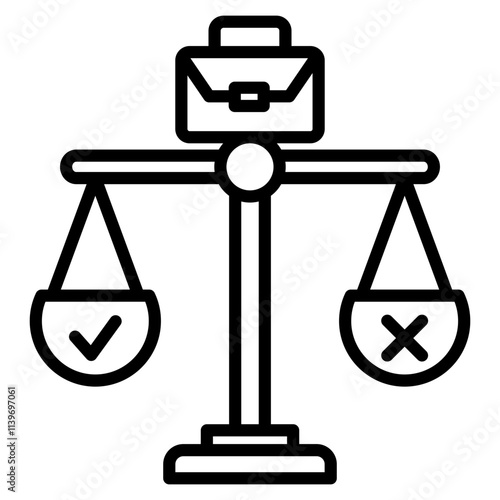 business ethics single icon