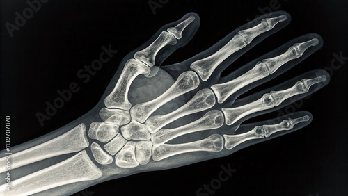 X-Ray Scan of Human Hand
