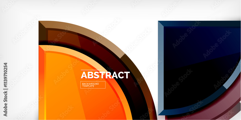 Glossy circles geometric background. Vector Illustration For Wallpaper, Banner, Background, Card, Book Illustration, landing page Glossy circles geometric background. Vector Illustration For Wallpaper, Banner, Background, Card, Book Illustration, landing page