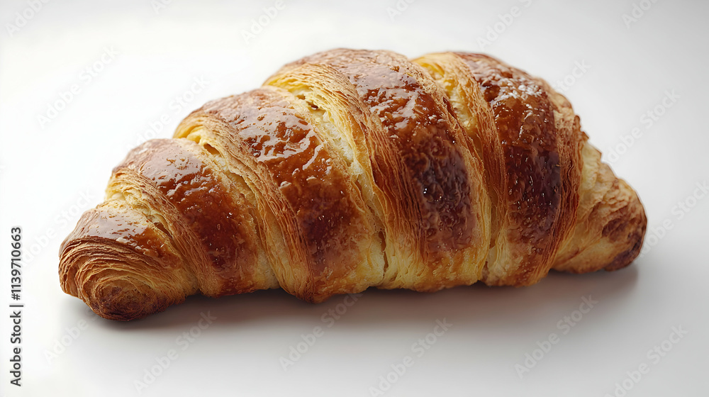 Golden Croissant: Flaky Layers, Buttery Delight Golden Croissant: Flaky Layers, Buttery Delight