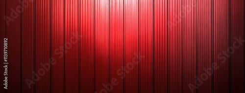 Red vertical ribbed surface...