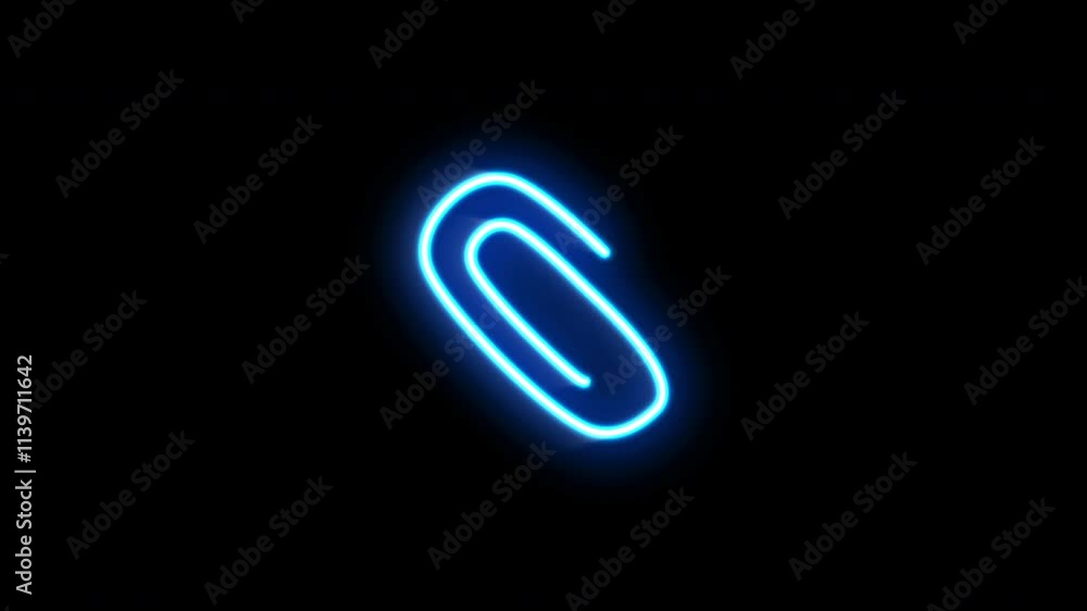 The blinking neon of communication concept icon on the black background. The blinking neon of communication concept icon on the black background.