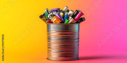 Assorted colorful pencil box displayed in a vibrant setting
